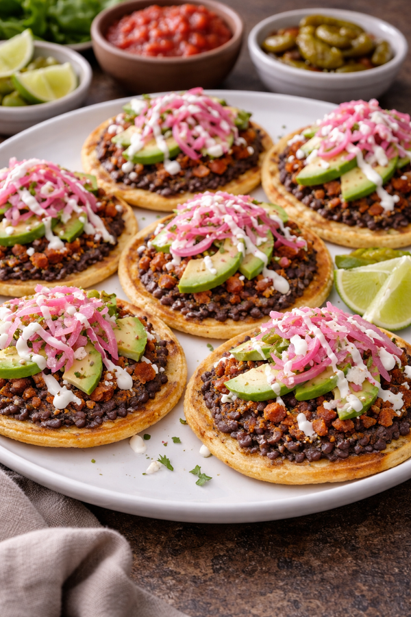 Black Bean Tostadas