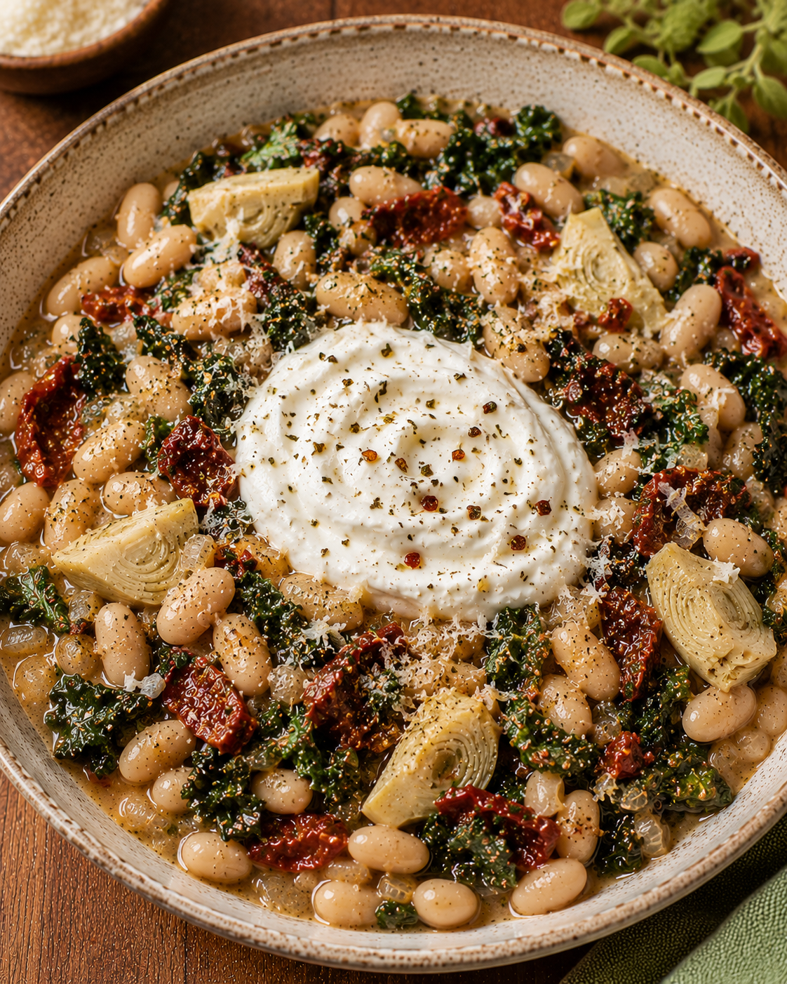Mediterranean Cannellini Bean Dish