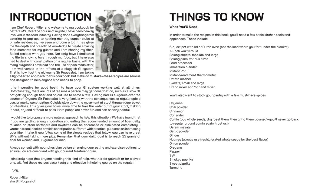 I Need To Poop • The Cookbook for Better BMs